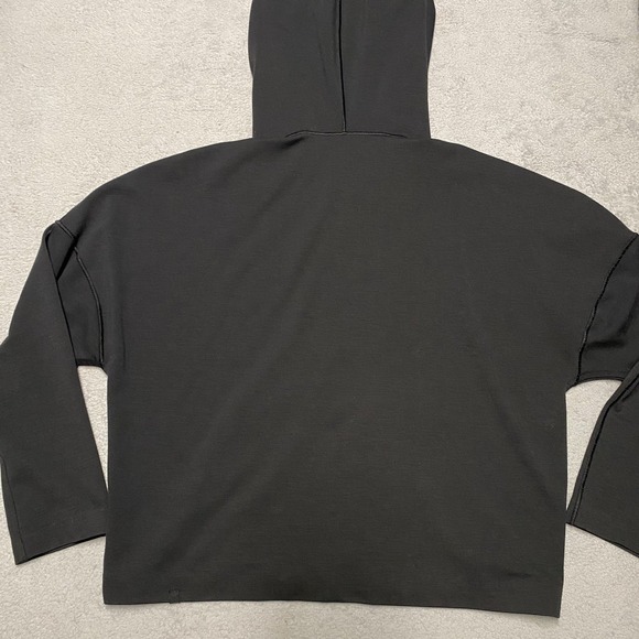 Lululemon Minimal Hoodie Womens 4 Black Full Zip Pockets Pockets Casual - Picture 2 of 7